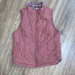 Dusty rose layering (lightweight) vest, like new